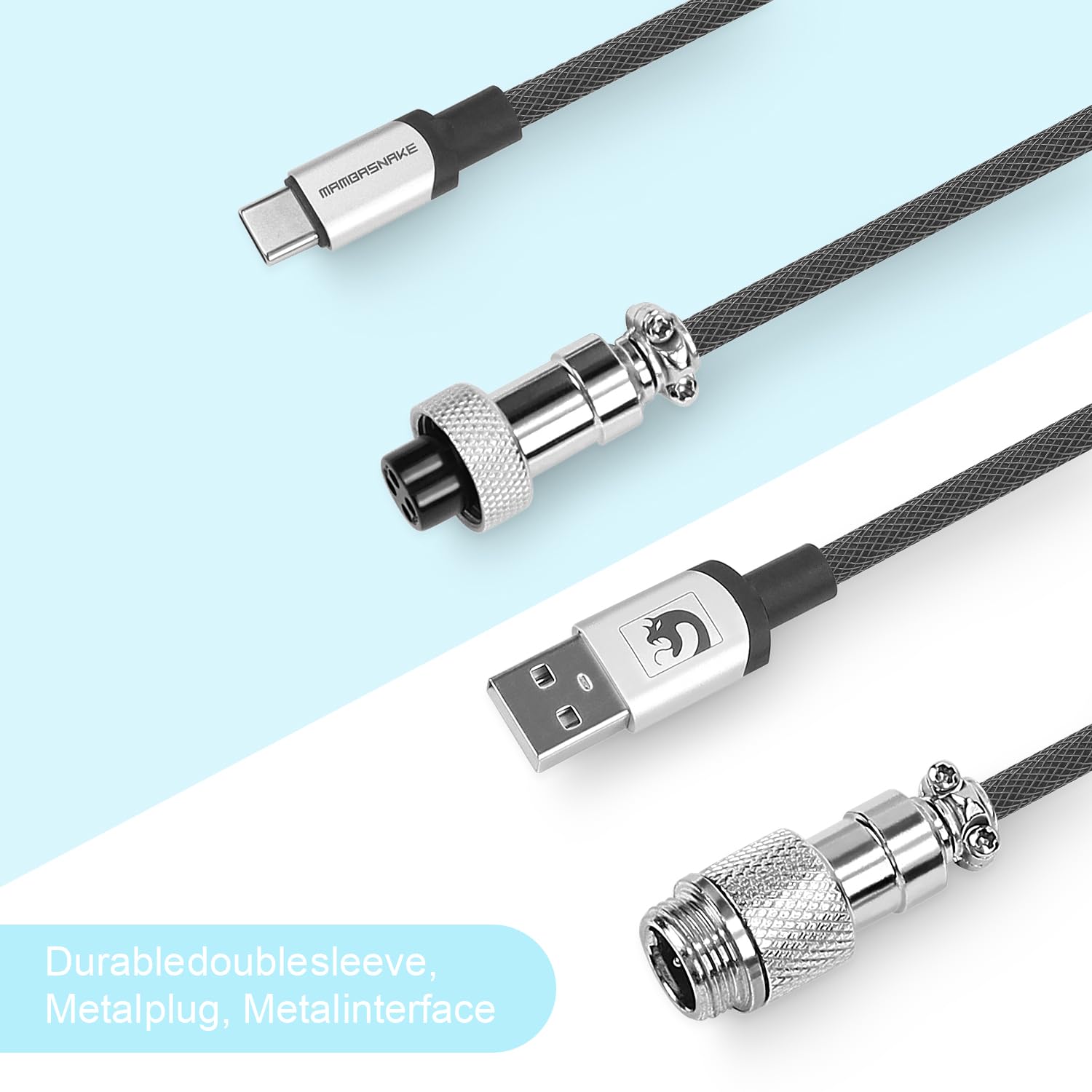 Amazon.com: ATTACK SHARK C01 PRO Coiled Keyboard Cable, Custom